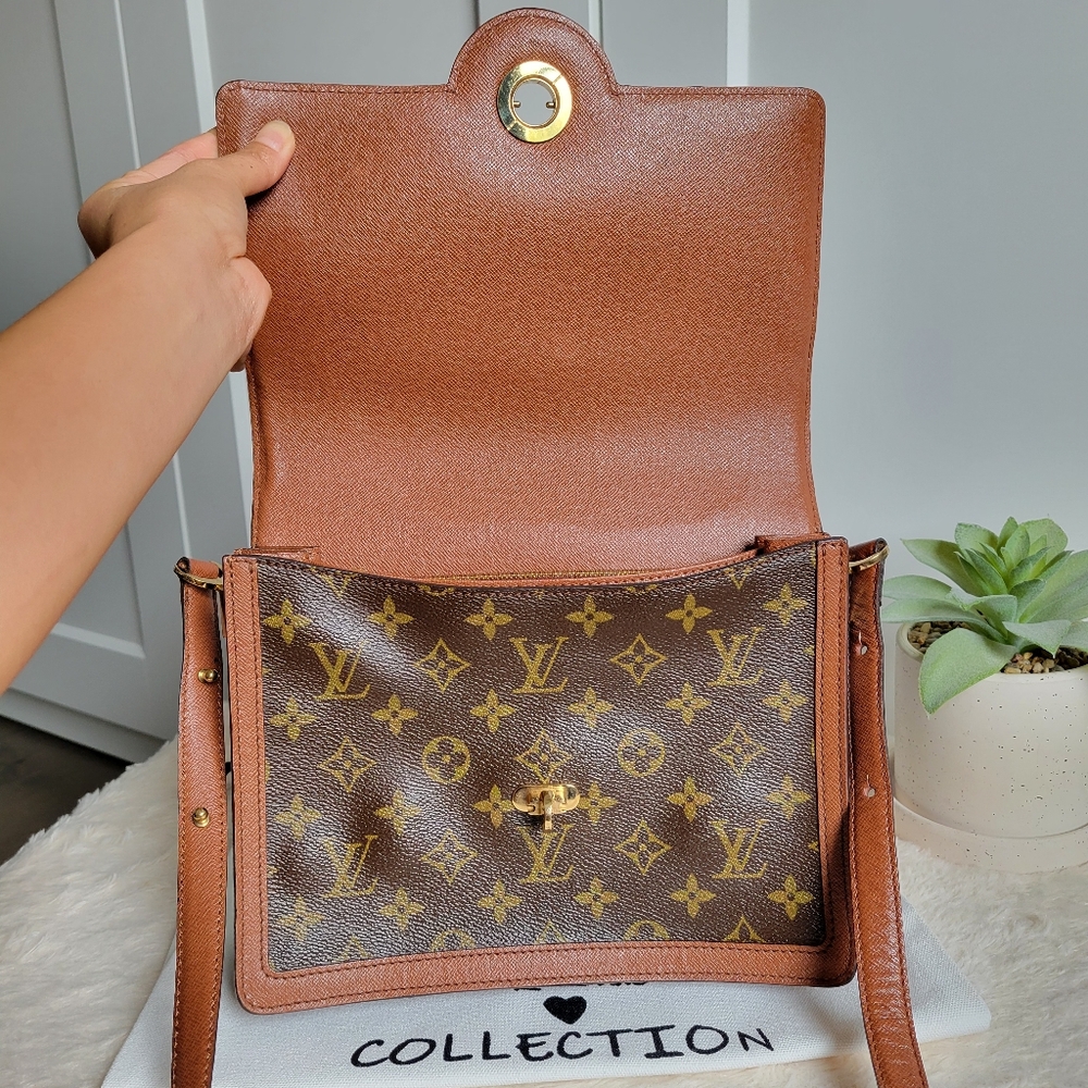 💕VERY RARE Authentic Louis Vuitton RASPAIL Crossbody/Shoulder Monogram - Picture 4 of 16